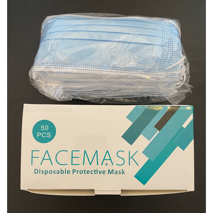 Mask Disposable Protective 50pieces